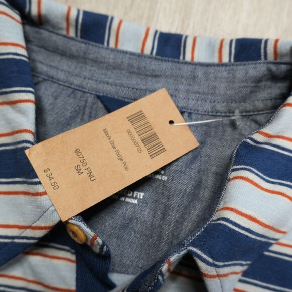 Duluth Mens Polo Shirt Size S Blue Ridge Relaxed NEW Short Sleeve Pullover - Picture 3 of 5